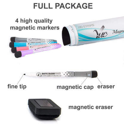 15x11 inch Menu Board for Kitchen - Weekly Meal Planner Magnetic - Weekly Menu Board - Meal Plan - Menu Planner for Fridge - Fridge Menu Magnet