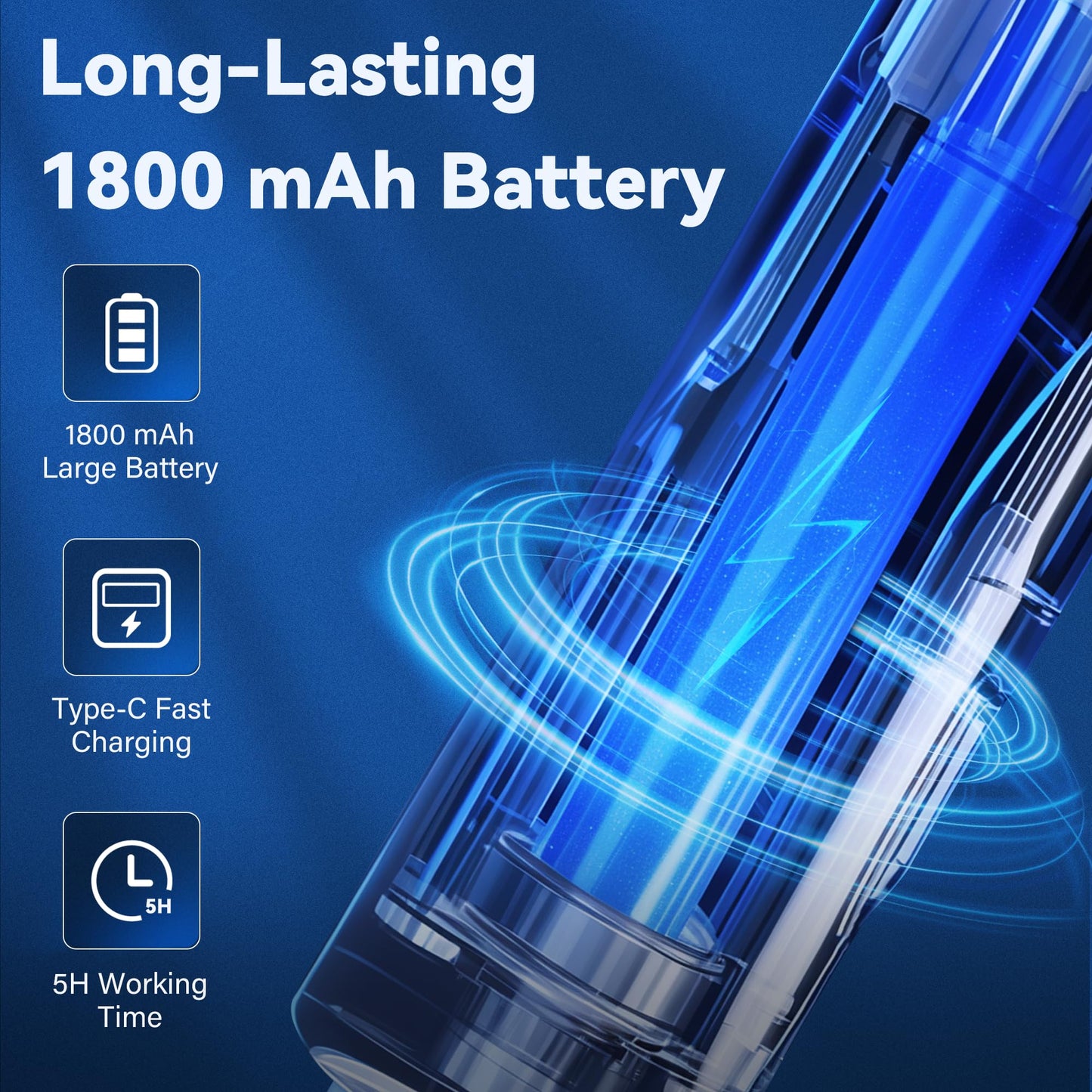 Nymrix Electric Fly Swatter Racket, 2 in 1 Mosquito Bug Zapper 4100V Handheld Mosquito Killer with 1800 mAh Rechargeable Battery, Purple Light and 3-Layer Safety Mesh for Indoor Outdoor Blue