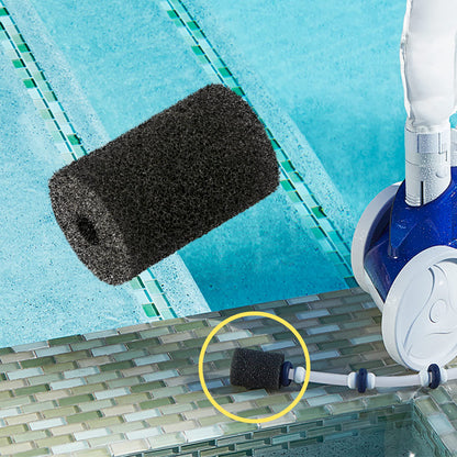 Pool Hose Tail scrubbers,12 Pack Tail Sweeps Scrubber Replacement High Density Sweep Hose Scrubber Pool Pre-Filter Intake Sponge as Polaris Pool Cleaner Parts Fits for Polaris Vac-Sweep Pool Cleaner