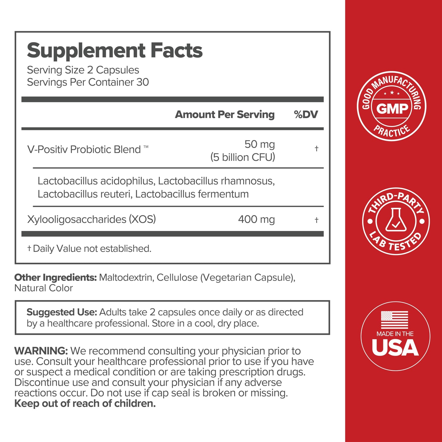 O Positiv URO Vaginal Probiotics for Women pH Balance with Prebiotics & Lactobacillus Probiotic Blend - Vaginal Health Supplement - Promote Healthy Vaginal Odor & Vaginal Flora, 60 Count (Pack of 1)