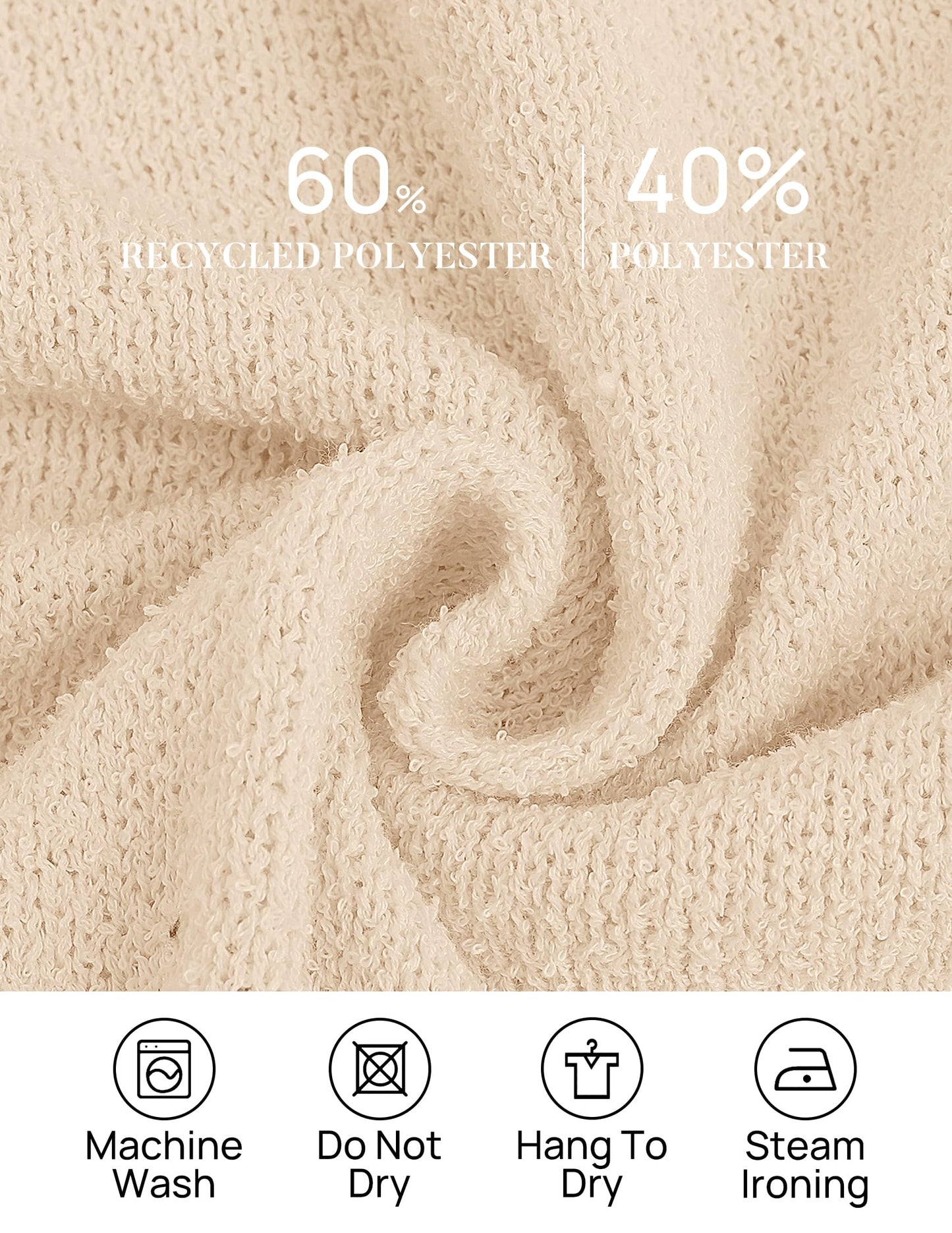 NENONA Women's Summer Sleeveless Sweater Lounge Sets Casual Knit Tunic Tops and Shorts 2 Piece Vacation Outfits,Beige,M