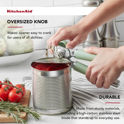KitchenAid Gourmet Multifunction Can Opener / Bottle Opener, 8.36-Inch, Pistachio