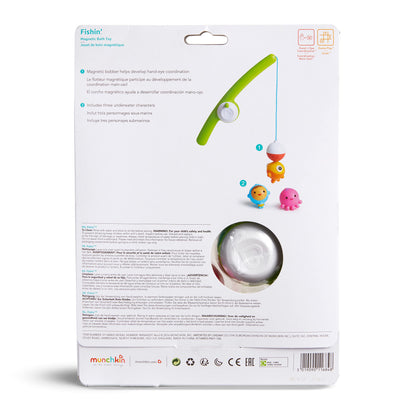 Munchkin® Fishin'™ Magnetic Baby and Toddler Bath Toy, 4pc Set