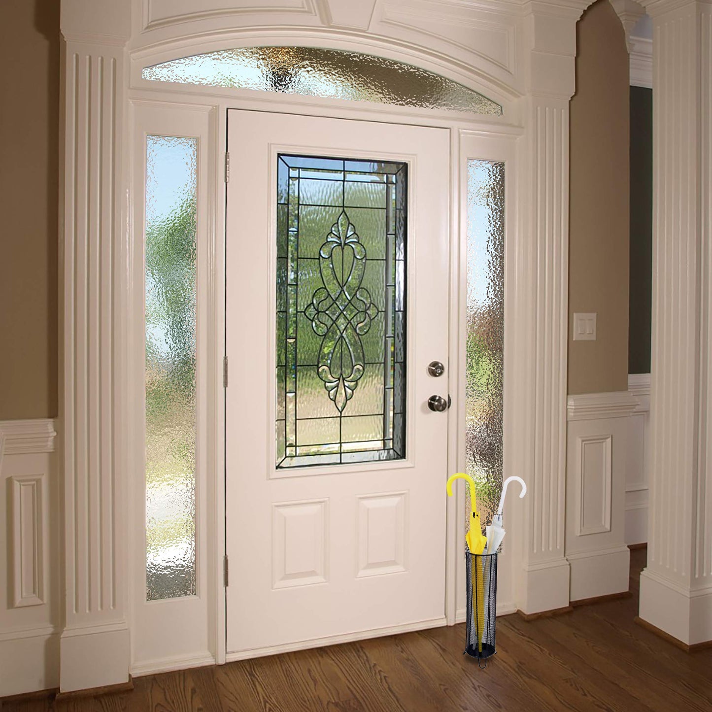 Mind Reader Umbrella Stand, 5.5"L x 5.5"W x 20.5"H, Black