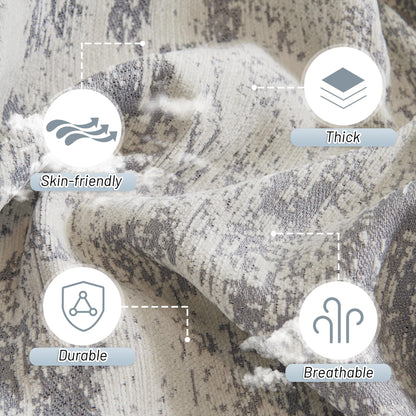 MYSKY HOME Couch Cover for Sectional Sofa Set - Washable Pet Couch Cover, 3 Cushion, Chenille, Multi-Use, 91" X150