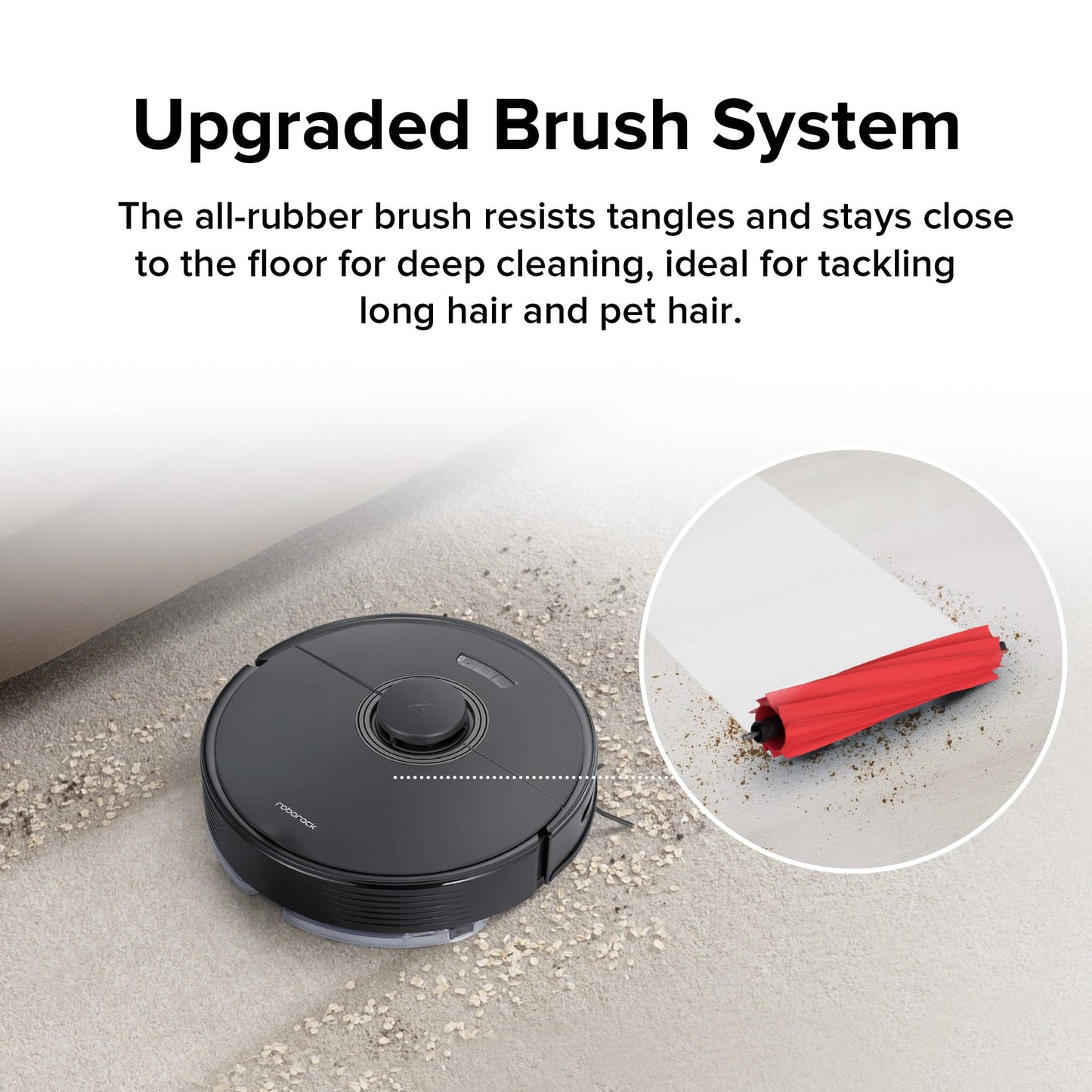 roborock Q7 Max+ Robot Vacuum and Mop with Auto-Empty Dock Pure, Hands-Free Cleaning for up to 7 Weeks, APP-Controlled Mopping, 4200Pa Suction, No-Mop&No-Go Zones, 180mins Runtime, Works with Alexa