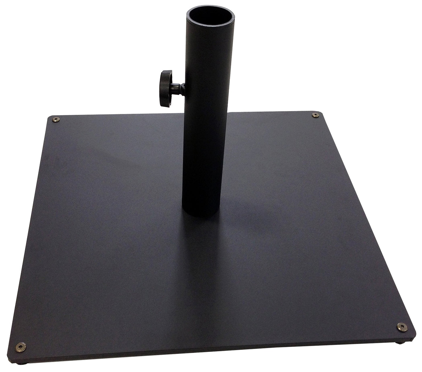 Galtech 036TSSQ Steel Plate Umbrella Base, 36 lb, Black