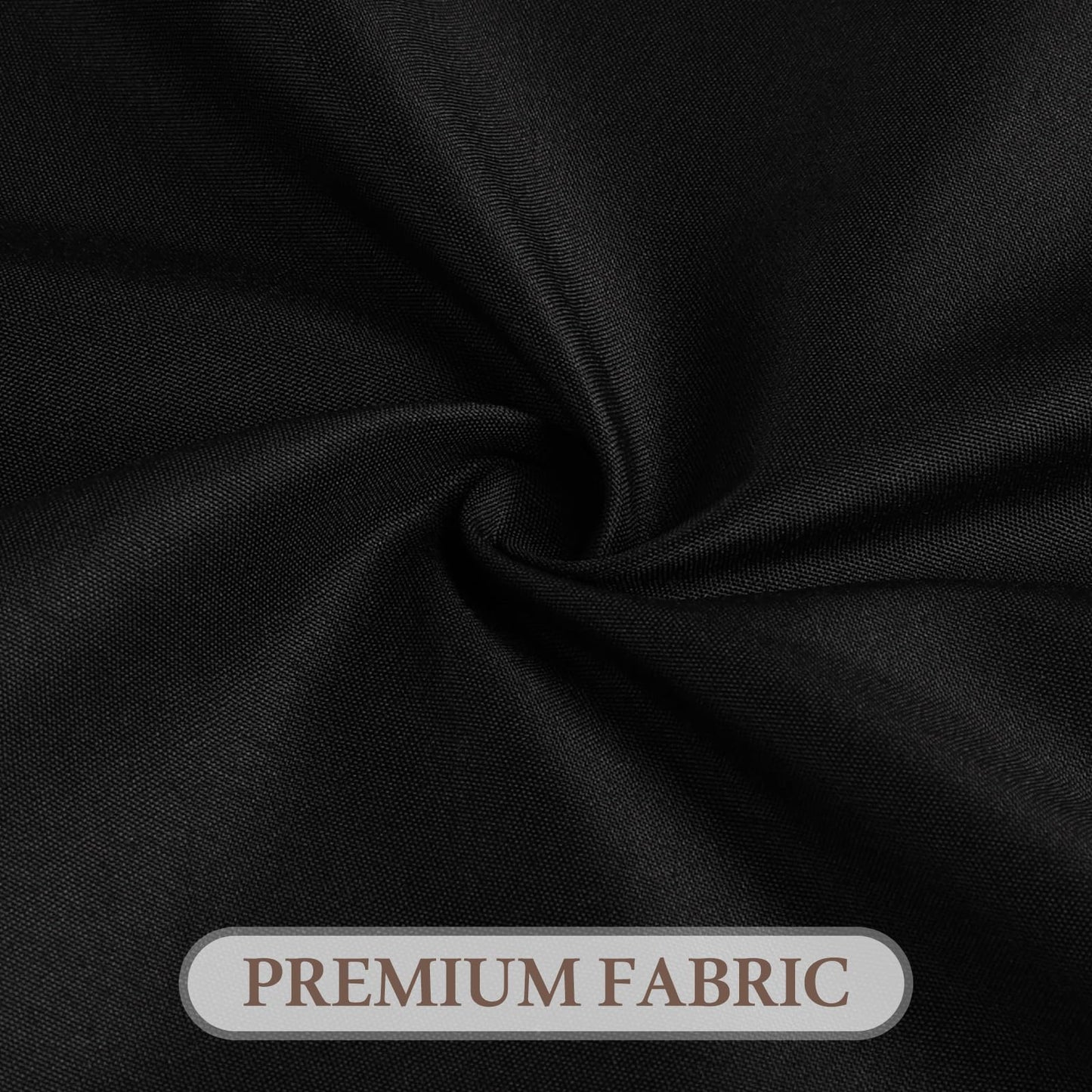 RestfulGlow 8 Pack Round Tablecloth 108 Inch Black Table Cloth for Round Tables, Washable Polyester Tablecloth Stain and Wrinkle Resistant Decorative Table Cover for Wedding Party Dining Banquet