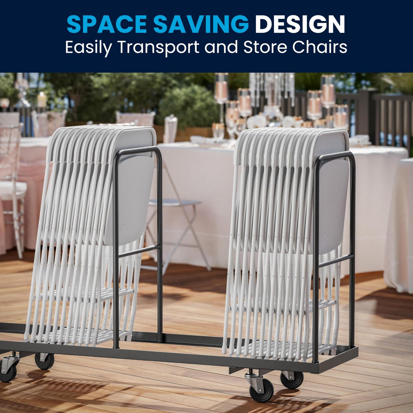 Flash Furniture Hercules Series Plastic Folding Chair - White - 4 Pack 650LB Weight Capacity Comfortable Event Chair-Lightweight Folding Chair