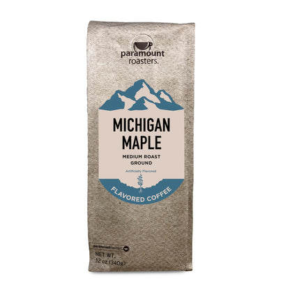 Paramount Roasters, Michigan Maple Flavored Ground Coffee, 12oz Medium Roast (Paramount Coffee Company)