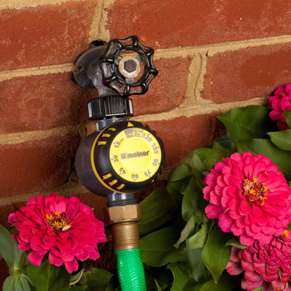 Melnor 65136AMZ Mechanical Timer, Black, Yellow