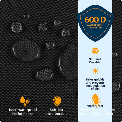 Alpcour Folding Stadium Seat – Deluxe Outdoor Camping Reclining Waterproof Cushion Chair for Bleachers – Best 6-Position Back Support Picnic Bleacher Seats w/Extra Thick Padding for Support & Comfort