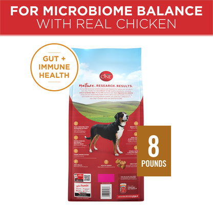 Purina ONE Chicken and Rice Formula Dry Dog Food - 8 lb. Bag