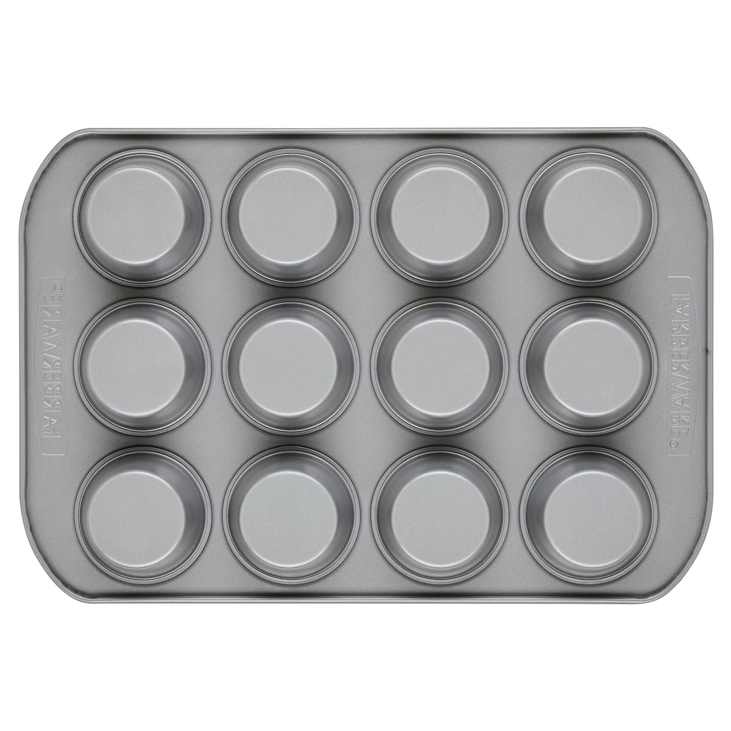 Farberware 12-c. Nonstick Nonstick Bakeware Muffin Pan, Gray