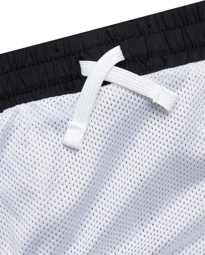 iXtreme Boys Rash Guard Set - 2 Piece UPF50+ Sun Protection Quick Dry Short Sleeve Swim Shirt & Swim Trunks for Boys (12M-14), Size 10/12, Red Black Shark