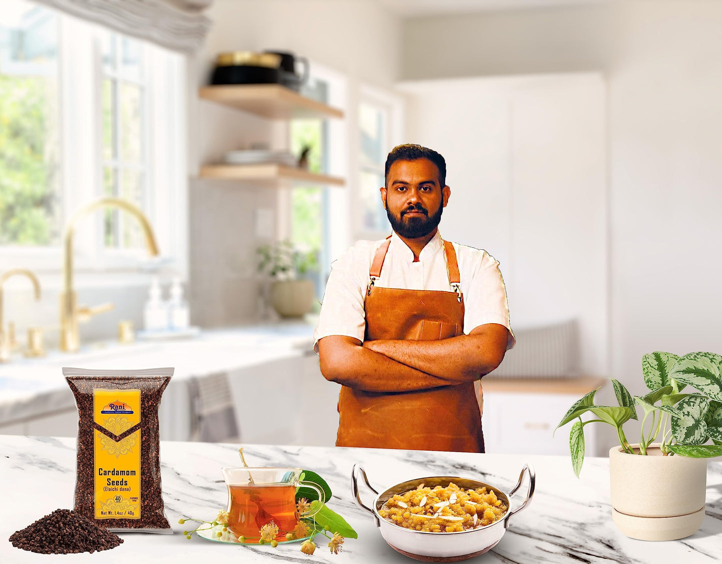 Rani Cardamom (Elachi) Decorticated Seeds Indian Spice 1.4oz (40g) ~ All Natural | Vegan | Gluten Friendly | NON-GMO | Kosher | Indian Origin