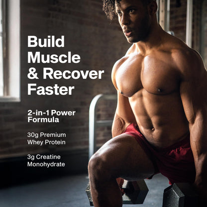 Muscletech Whey Protein Powder (Strawberry, 4 Pound) - Nitro-Tech Ultimate Muscle Building Formula with Whey Protein Isolate - 30g of Protein, 3g of Creatine & 6.8g of BCAA - Packaging May Vary