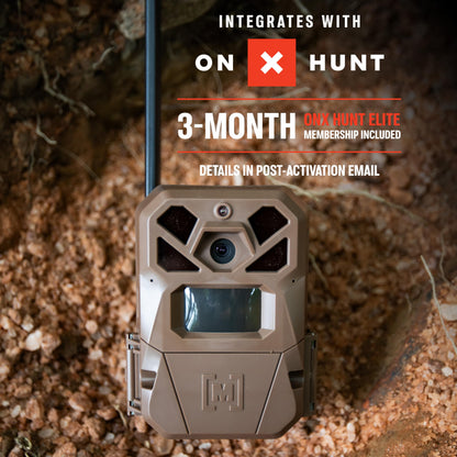 Moultrie Edge 2 Cellular Trail Camera - Auto Connect Nationwide 4G LTE - On Demand 36MP Photo - 1080P Video with HD Audio - 100 Ft Detection Range - Low Glow Flash