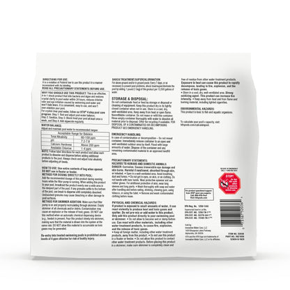 HTH 52036R Pool Care Shock Advanced, Swimming Pool Chemical - Cal Hypo Formula, Prevents Bacteria & Algae, Restores Crystal Clear Water - Shock Treatment, (6 Pack)