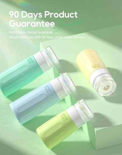 Morfone 16 Pack Travel Bottles Set for Toiletries, TSA Approved Travel Containers Leak Proof Silicone Squeezable Travel Accessories 2oz 3oz for Shampoo Conditioner Lotion Body Wash (BPA Free)