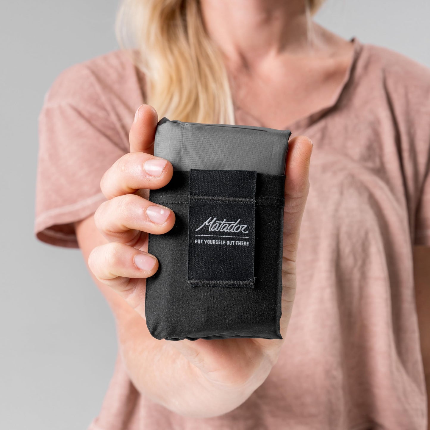 Matador Pocket Blanket 4.0 - Charcoal (Seats 2-4); Foldable Picnic Blanket; Sand Proof with Stakes; Picnic Tarp for Grass