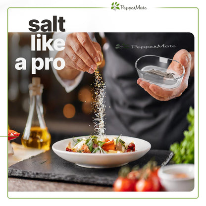 PepperMate Traditional Black Pepper Grinder Mill - Manual, High-Efficiency Salt and Pepper Grinder - Durable, Adjustable Coarseness Pepper Mill Grinder - Easy to Use