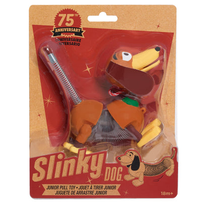 Retro 4.35-inch Slinky Dog Jr, the Original Classic Walking Spring Toy, Vintage, Fidget Toy, Kids Toys for Ages 18 Month by Just Play