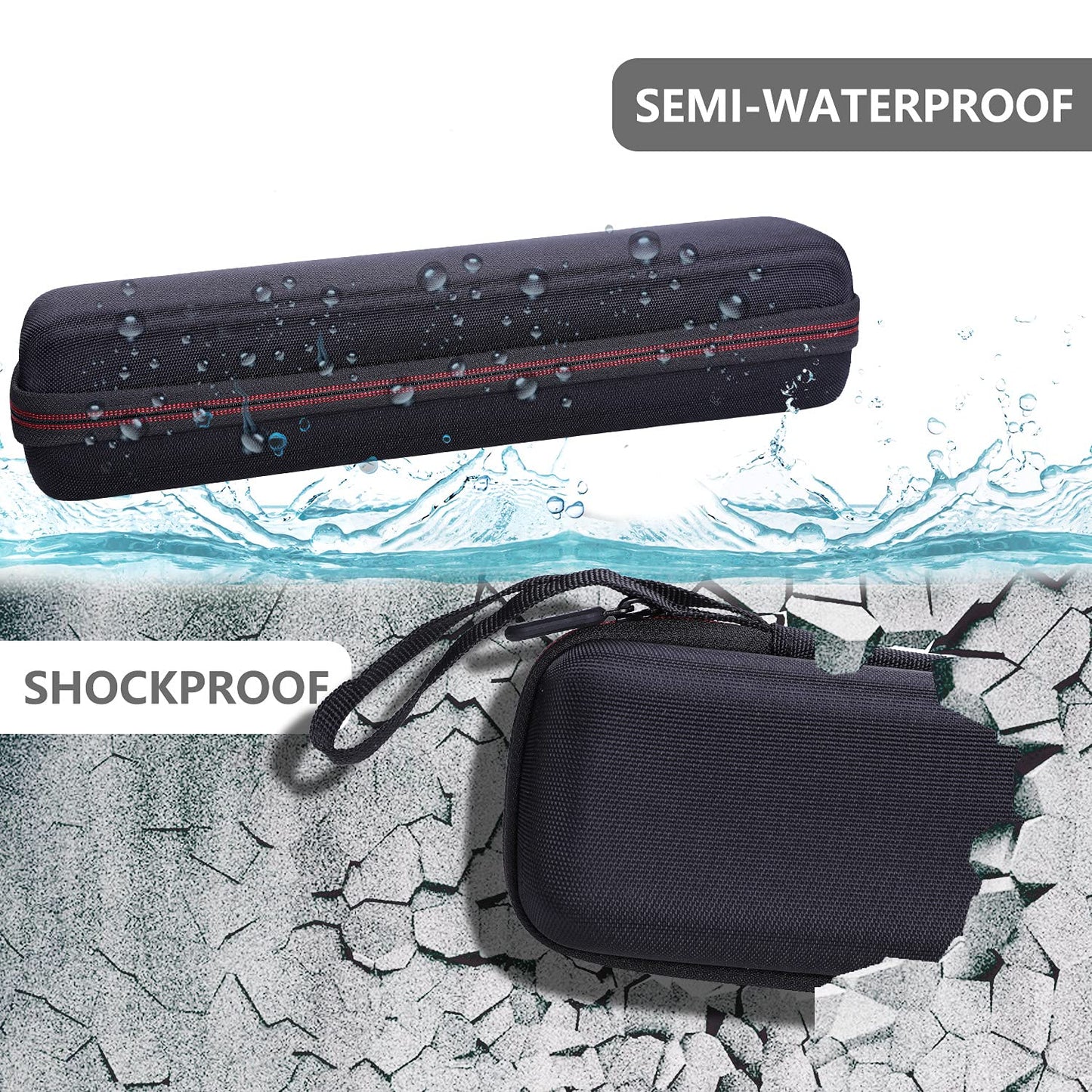 LTGEM Hard Case for Brother DS-640 / DS-740D / DS-940DW / DS-720D & Itari & HP Small USB & Canon imageFORMULA P-208II Document Scanner - Protective Carrying Storage Bag