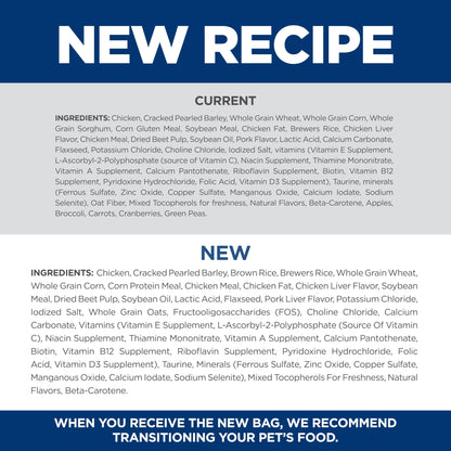 Hill's Science Diet Adult 1-6, Adult 1-6 Premium Nutrition, Dry Dog Food, Chicken & Barley, 15 lb Bag