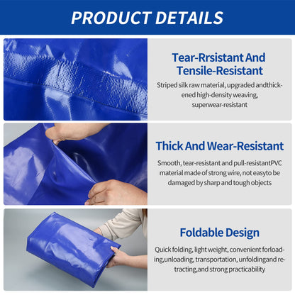 1400 L/370 gal Water Bladder Storage Containers, Foldable Portable Water Tank Large Capacity Soft Water Bag, Drought Resistance, Fire Prevention, Emergency Water