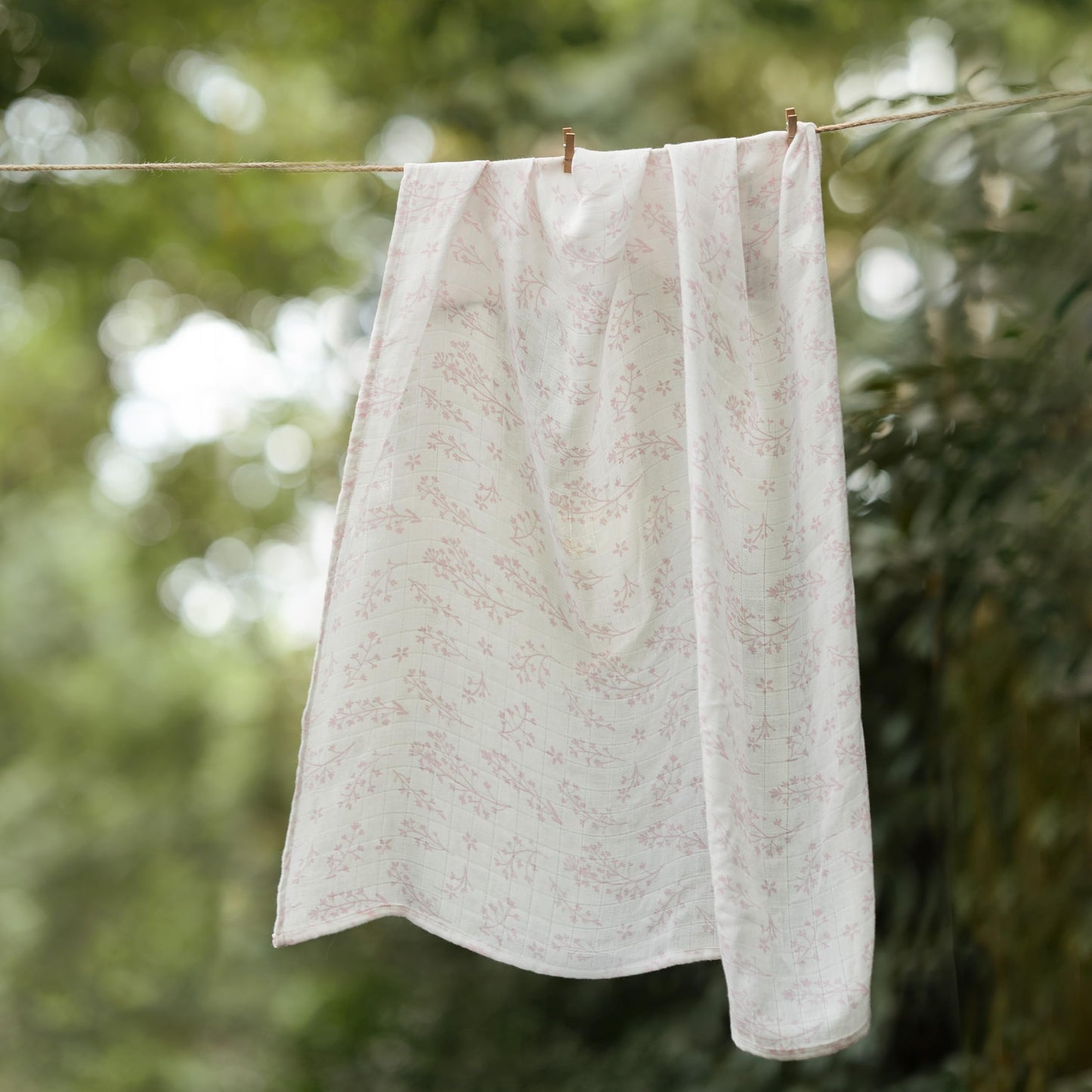 GLLQUEN BABY Receiving Blanket Boy Cotton Muslin Swaddle Blankets Girl Newborn Squares Breathable & Soft Thin Baby Blankets Cloths Double Absorbent Infant Swaddling Wrap - 6 Pack (Looking for Spring)