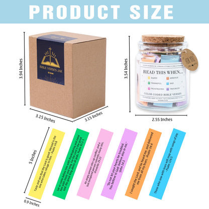 Read This When Bible Verses Jar For Daily Encouragement – Christian Gifts for Women, Birthday Gifts for Women, Christmas Gifts for Women, Birthday Gifts for Mom, Graduation & Teacher Gifts