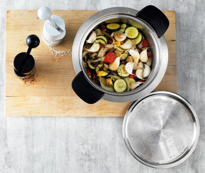 Kuhn Rikon Adjustable Ratchet Grinder with Ceramic Mechanism for Salt, Pepper and Spices, 8.5 x 2.25 inches, Black