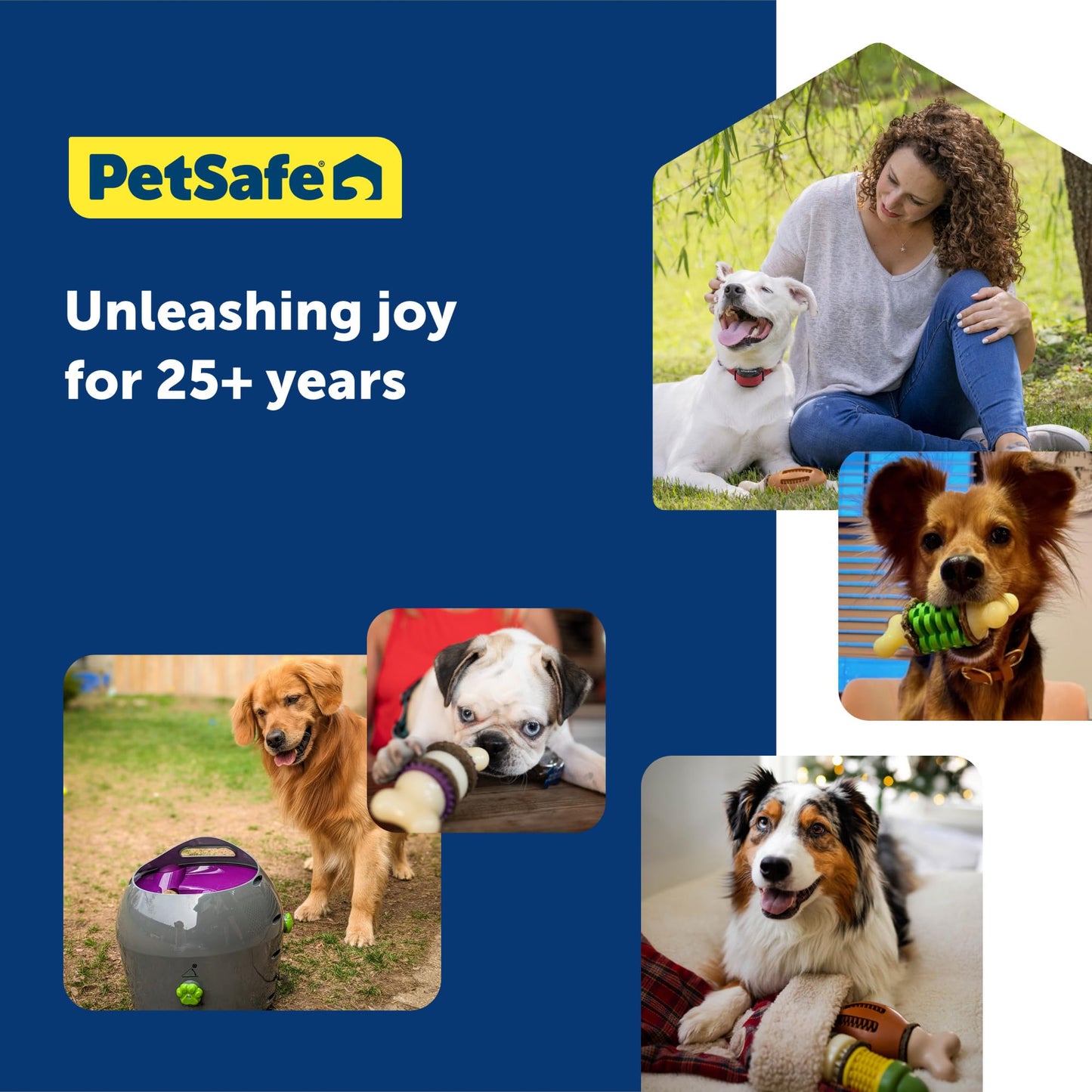 PetSafe Automatic Ball Launcher - Interactive Fetch Game - Hands-Free Fetch Training - Adjustable Range - Includes Tennis Balls - Indoor Outdoor Play - Motion Sensors - Automatic Sleep Mode