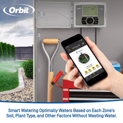 Orbit 57946 B-hyve 6-Zone Smart Indoor/Outdoor Sprinkler Controller