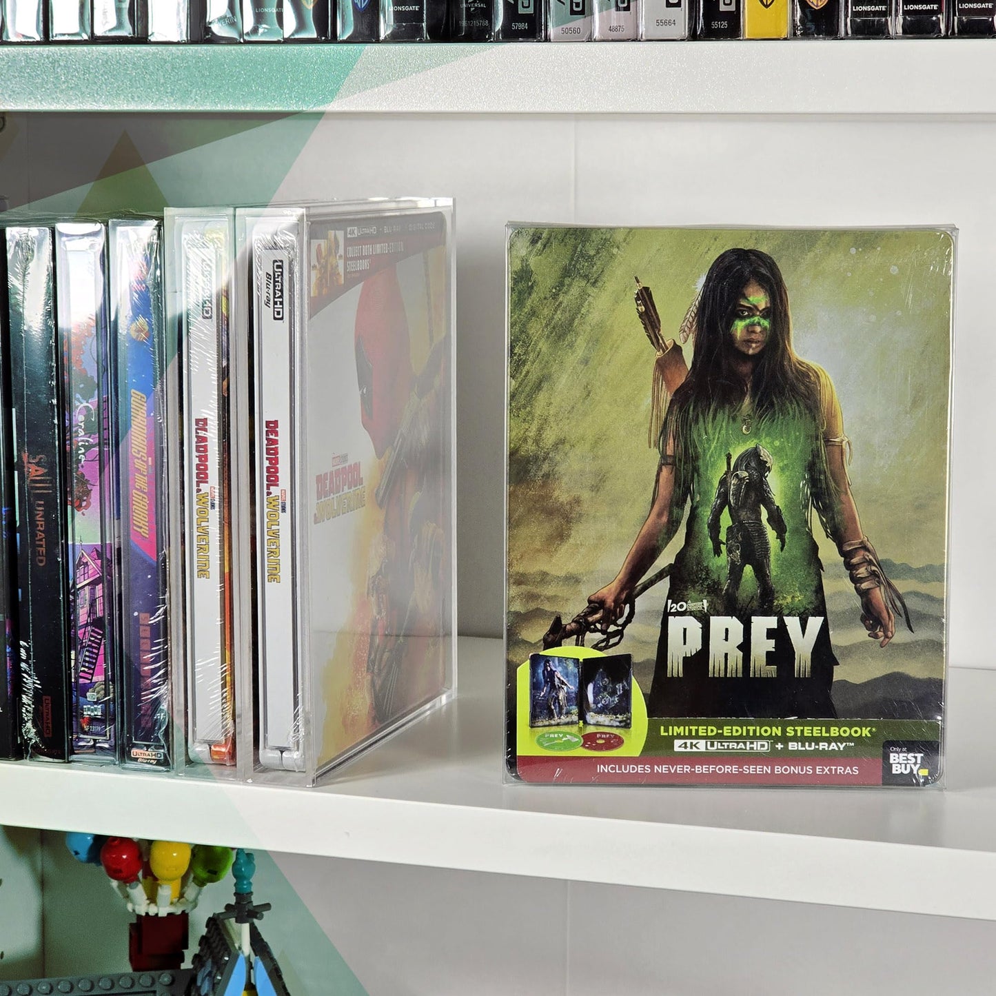 MALKO 20 Pack Steelbook Protector Case. Compatible with: 4K UHD | Blu-Ray | Arrow Video w/Slipcover | Criterion Blu Ray Case | PS3 PS4 PS5 Games & Steelbooks