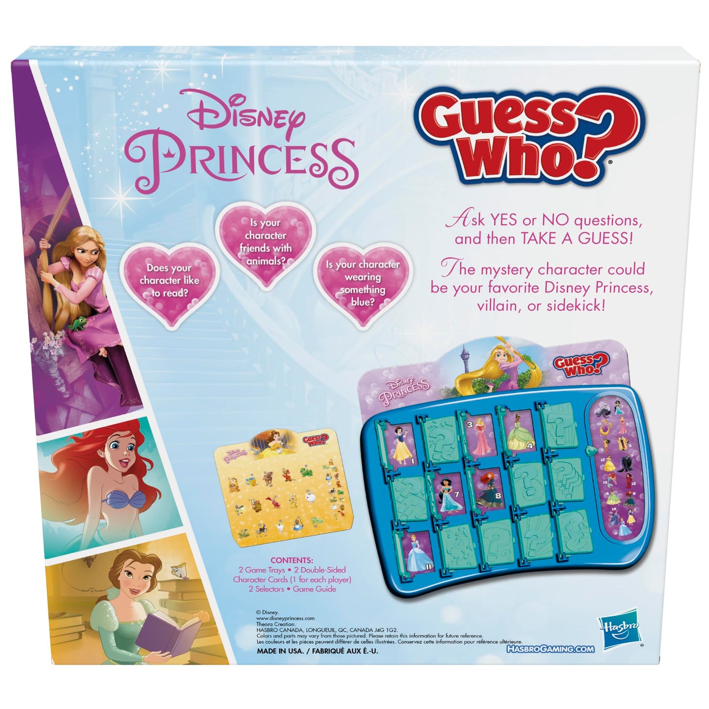 Hasbro Gaming Guess Who? Disney Princess Edition Kids Board Game, Fun Game for Families and Kids Ages 5 and Up, Preschool Games (Amazon Exclusive)