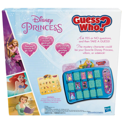 Hasbro Gaming Guess Who? Disney Princess Edition Kids Board Game, Fun Game for Families and Kids Ages 5 and Up, Preschool Games (Amazon Exclusive)