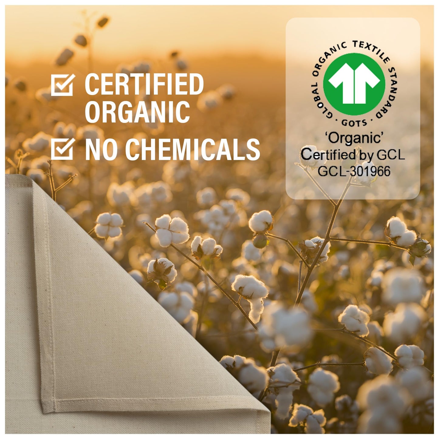 Organic Unbleached Cotton Cheesecloth for Straining - 2 Reusable Hemmed Squares, GOTS Certified, Fine Reusable Strainer – Large 23" x 23"