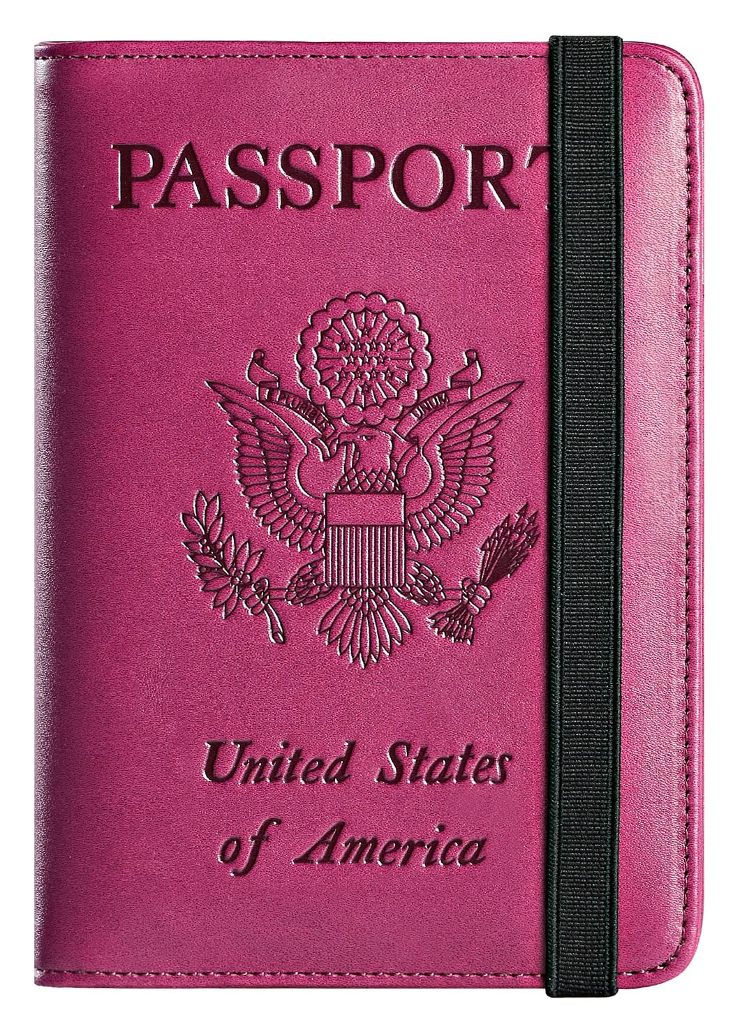 Passport Holder Cover Wallet Travel Essentials RFID Blocking Leather Card Case International Must Haves Travel Accessories for Women Men(101#Purple)