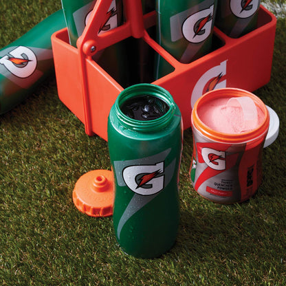 Gatorade 6-Pack Squeeze Bottle Carrier, Team Equipment, Orange