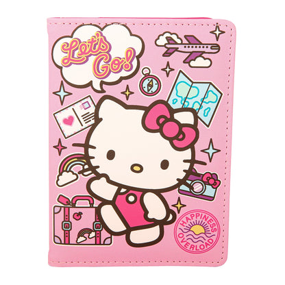Hello Kitty Passport Holder for Travel Official License, Cute Passport Cover, Sanrio Gifts