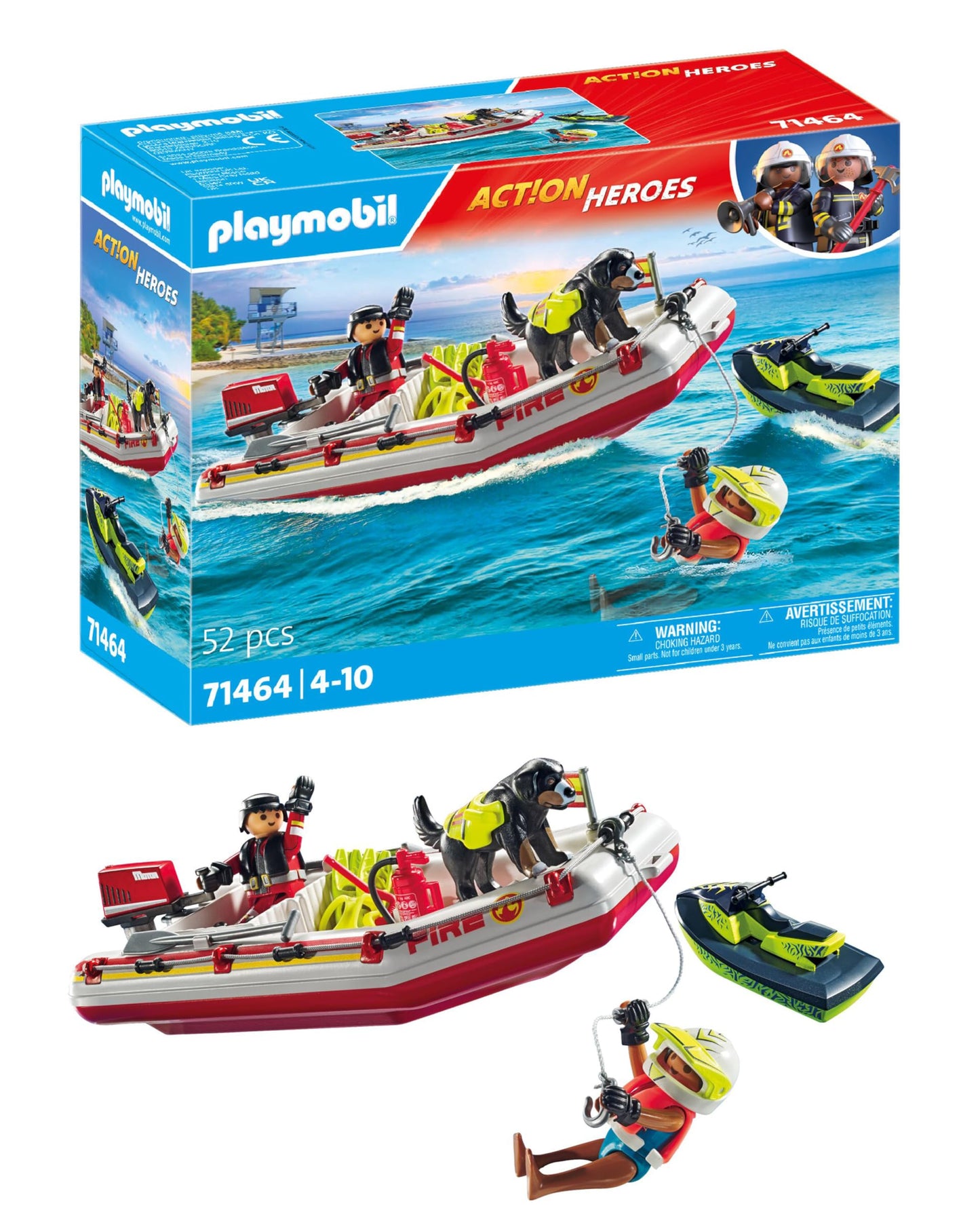 Playmobil Fireboat with Aqua Scooter