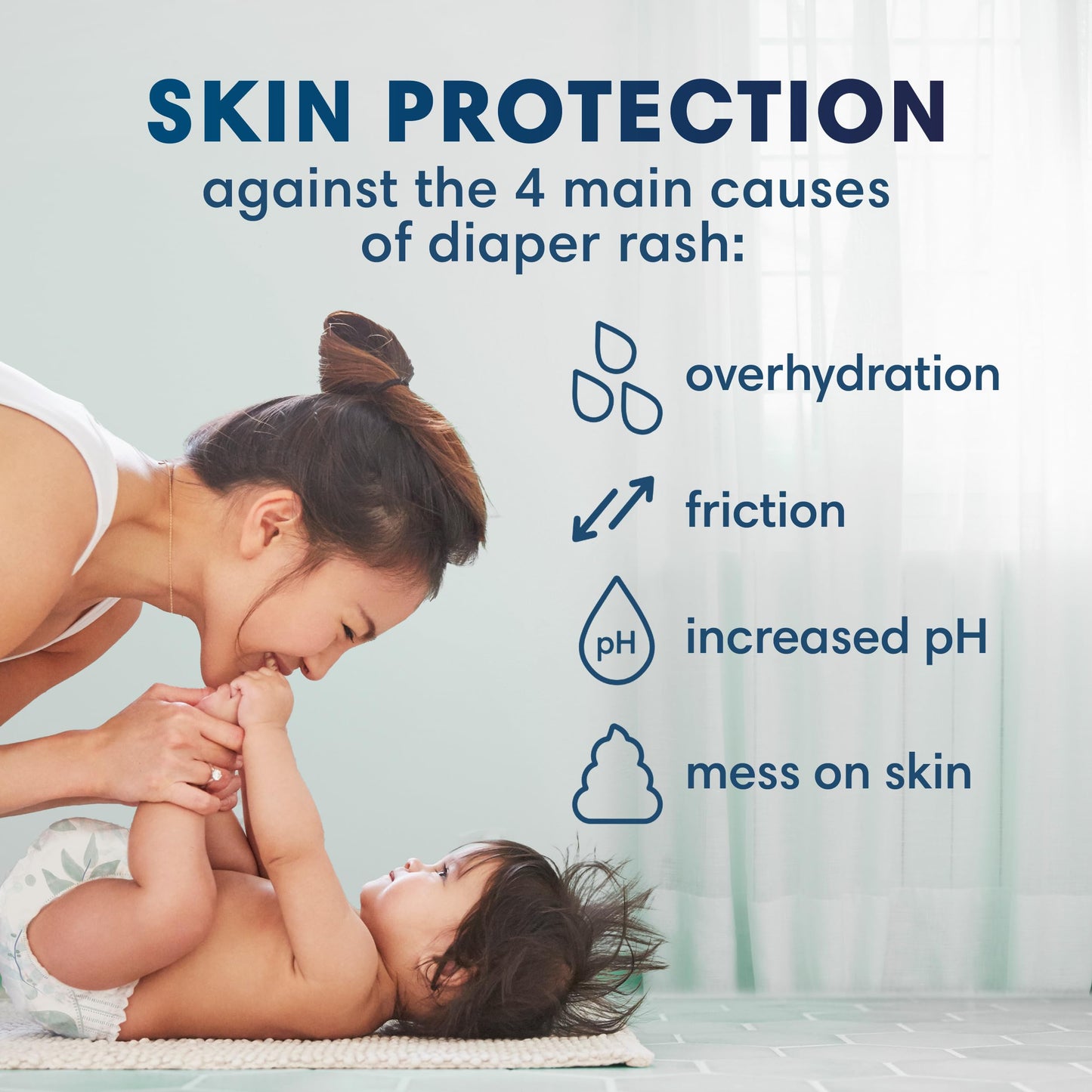 Pampers Pure Protection Baby Diapers, Size 5 (27+ lbs), 132 Count, Up to 100% Leakproof, Premium Plant-based Skin Protection, Hypoallergenic Soft Diapers