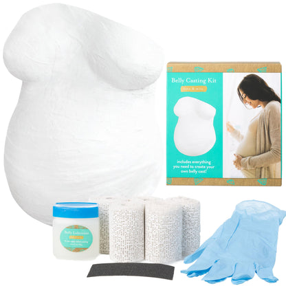 Kate & Milo Belly Casting Kit, Pregnancy Keepsake Making Kit, Easy DIY Plaster Cast Baby Bump Keepsake, Perfect For Expecting Moms and Ideal Nursery Decor