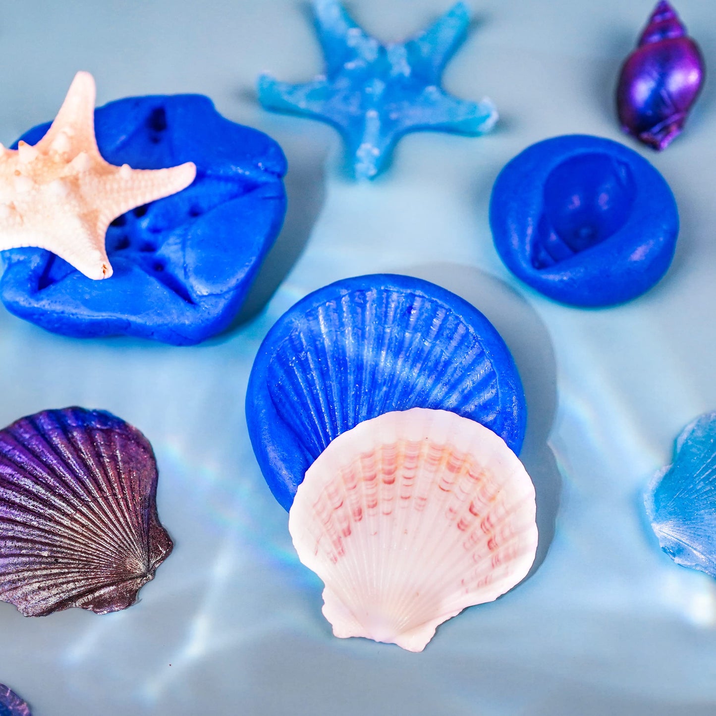 LET'S RESIN Silicone Putty, 1LB/40A Mold Making Kit, Non-Toxic, Strong & Flexible, Easy 1:1 Mixing Ratio for Reusable Silicone Molds, Resin, Soap