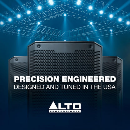 ALTO TS408 2000W 8" Powered PA Speaker with 3 Channel Mixer, Bluetooth Streaming, Wireless Loudspeaker Linking, DSP and ALTO App