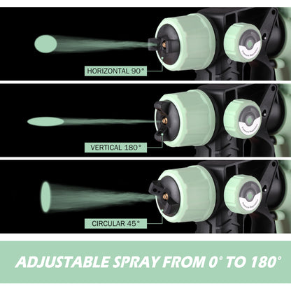 1000W HVLP Paint Sprayer High-Efficiency Electric Spray Gun with 6 Nozzles,Variable Patterns & Adjustable Flow, 47oz (1400ml) Detachable Container,Easy to Clean for Home Improvement Projects Avocado