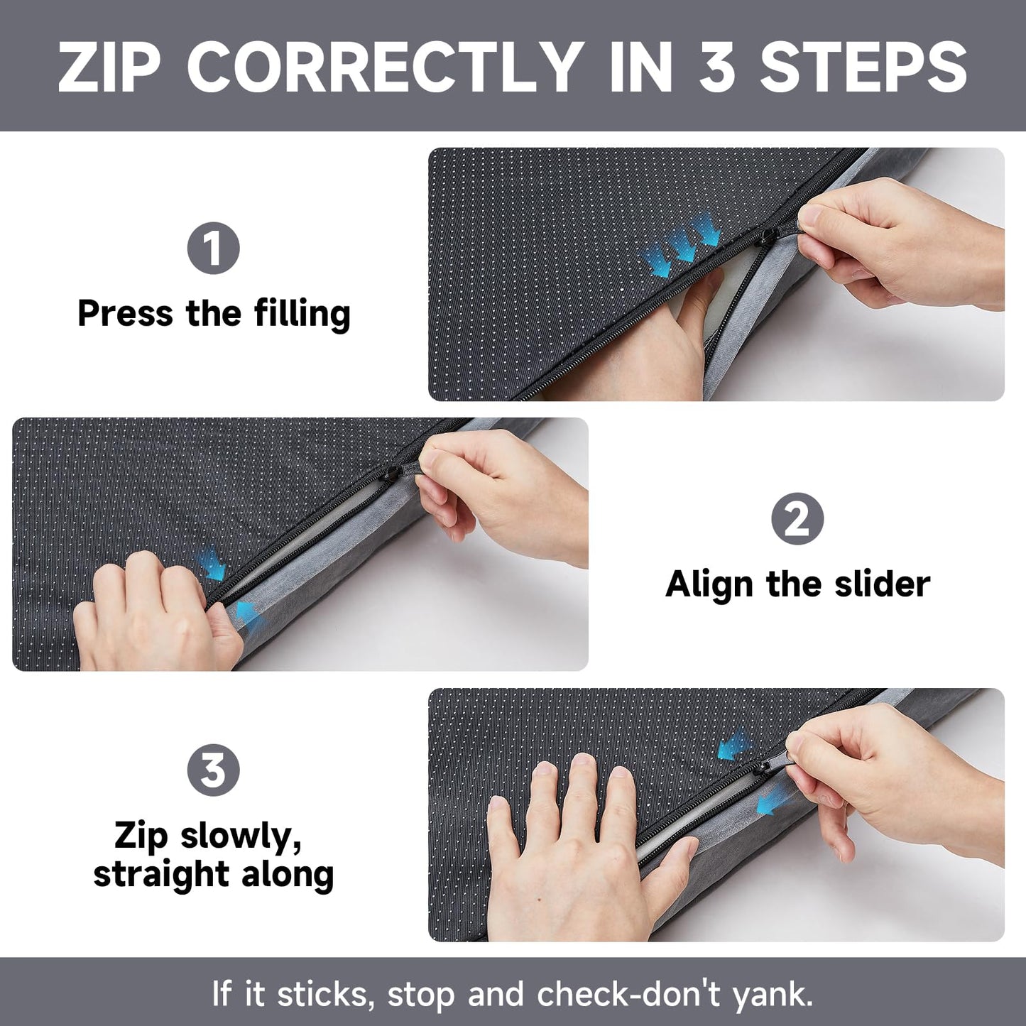 OhGeni Orthopedic Waterproof & Machine Washable Dog Bed for Medium Large Pets, Suitable for Crates, Cat Mat with 25D Egg Crate Foam, Non-Slip Bottom & Removable Cover, 35 Inches(Gray)