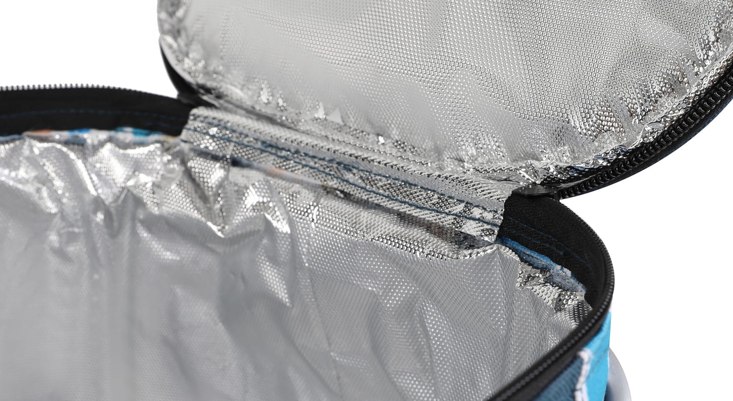 ALLCAMP Insulated Cooler Bag Portable Collapsible Picnic Basket Cooler with Sewn in Frame (Medium Graffiti Pattern)